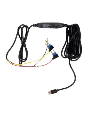 Câble d'alimentation PNI pour DVR de voiture, entrée 12V/24V, sortie 5V 2,5A