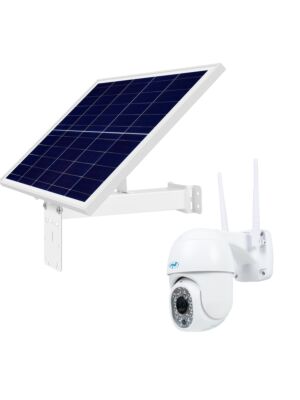 Kit de caméra de vidéosurveillance sans fil PNI IP440 et panneau solaire photovoltaïque PNI PSF6020A