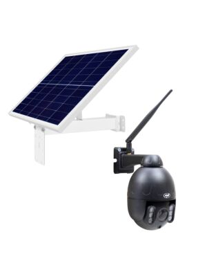 Kit de caméra de vidéosurveillance sans fil PNI IP655B et panneau solaire photovoltaïque PNI PSF6020A