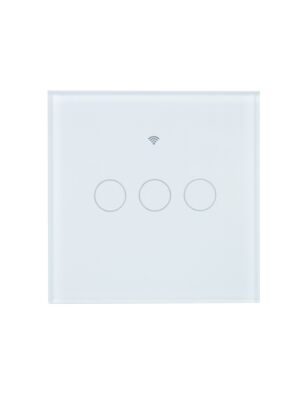 Interrupteur intelligent triple tactile PNI SafeHome PT303