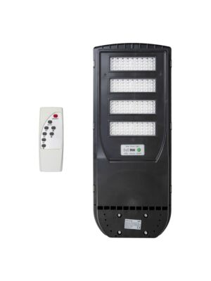 Lampadaire d'éclairage public PNI SL130S 300W avec panneau solaire intégré