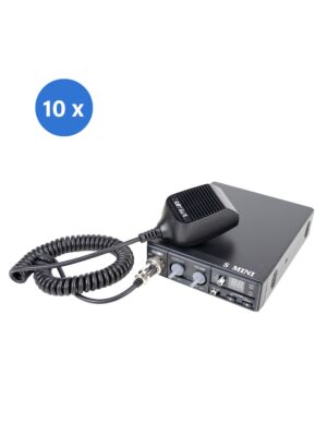 Boîtier avec station de radio 10BC CRT S Mini double tension, 12/24V, 4W, avec ASQ, AM-FM