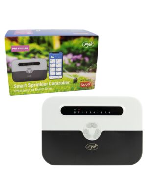 Programmeur d'irrigation intelligent PNI SWI280, Wi-Fi, 8 zones, contrôle intelligent Tuya, compatible avec Amazon Ale