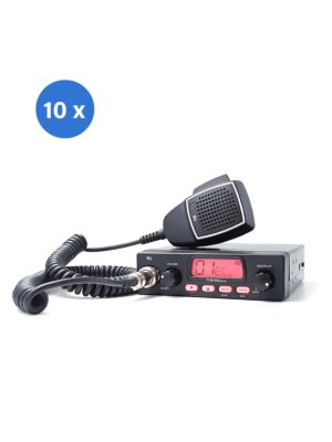 Bax avec 10 stations radio CB TTi TCB-550 N avec squelch automatique