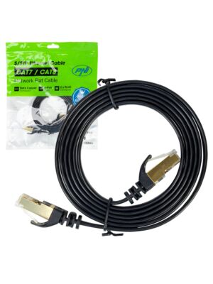 Câble réseau plat CAT7 noir
