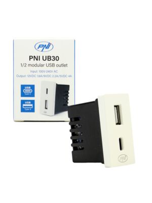 Prise USB double PNI UB30