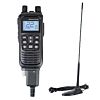 Estación de radio CB portátil Escort HP 62, estándar múltiple, 4W, 12V, AM-FM, ASQ ajustable de 5 niveles, ganancia de RF de 9 niveles, reloj dual, escaneo, bloqueo