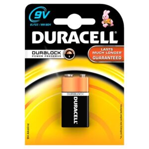 Pile alcaline duracell duracell 9v