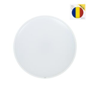 Kit de plafonnier LED PNI D-Light CL2436T Wi-Fi, RGBW, 36 W, à intensité variable avec autocollant inclus
