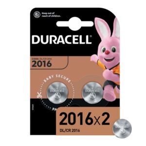 Piles Duracell Specialized Lithium CR2016N, 2 pièces