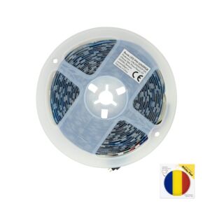Bande LED PNI 5050RGB, 300 LED, RGB, intensité variable, effets lumineux, 5 mètres, IP20, avec drapeau adhésif inclus