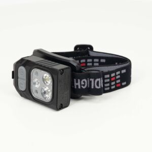 Lampe frontale PNI Adventure F76S avec LED en aluminium 1100lm avec batterie