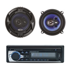 Pack Radio Lecteur MP3 pour voiture PNI Clementine 8428BT 4x45w + Haut-parleurs coaxiaux pour voiture PNI HiFi650