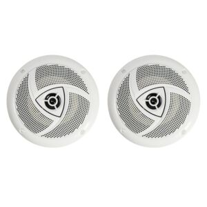 Haut-parleurs coaxiaux pour bateaux PNI BTA650, 120W, 16,5 cm, lot de 2