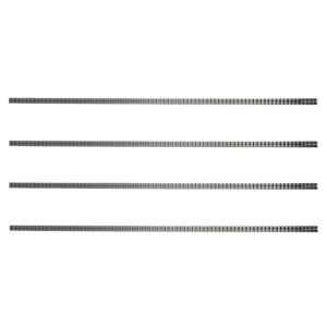 Rack métallique 4m PNI CRP130 pour l’automatisation autoportante des portes