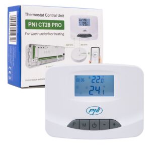 Unité thermostatique PNI CT28 PRO sans fil, avec WiFi