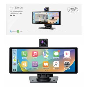 Moniteur de voiture avec DVR PNI D1026 10,26 pouces, Carplay sans fil