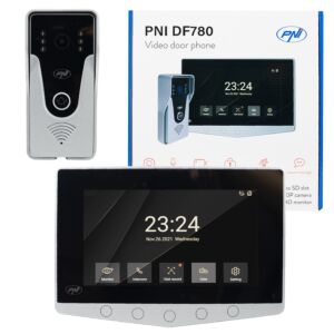 Interphone vidéo PNI DF780 avec 1 moniteur