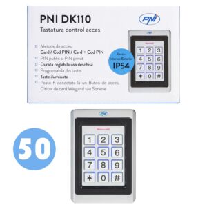 Boîte contenant 50 claviers de contrôle d'accès PNI DK110