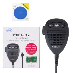 Ensemble microphone PNI Echo One pour PNI HP 6500 et PNI HP 7120 avec module d'écho et support adhésif bleu