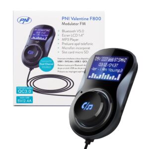 Modulateur FM Bluetooth FM PNI Valentine F800