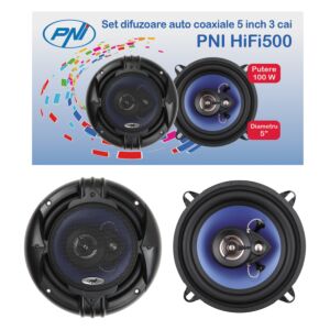 Enceintes coaxiales auto PNI HiFi500, 100W