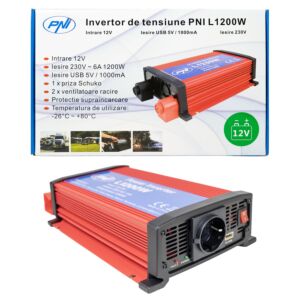 Onduleur d'alimentation PNI L1200W 12V
