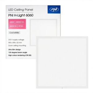 Panneau LED PNI H-Light 6060 48W