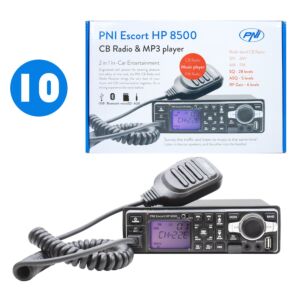 Bax avec 10 stations radio CB et lecteur MP3 PNI