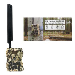 Caméra de chasse PNI Hunting 480C PRO, 24MP, avec Internet 4G, GPS