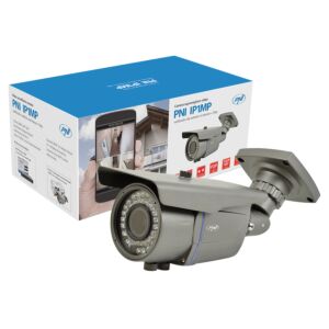 Caméra de vidéosurveillance PNI IP2MP 720p avec IP varifocal 2.8 - 12 mm à l'extérieur