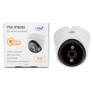 Caméra de vidéosurveillance PNI IP808J, POE