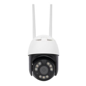 Caméra de vidéosurveillance sans fil PNI IP845, Black Light, WiFi, PTZ, emplacement micro SD 4MP, autonome, application ICSee