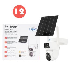 Boîte contenant 12 caméras de vidéosurveillance
