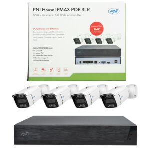 Kit de vidéosurveillance PNI House IPMAX POE 3LR