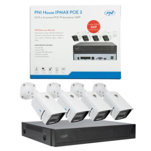 Kit de vidéosurveillance PNI House IPMAX POE 3