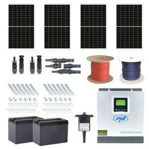 Kit photovoltaïque avec 4 panneaux 370W