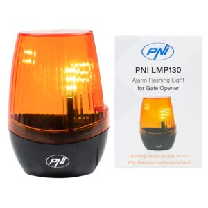 Lampe LED signalant l'ouverture d'un portail