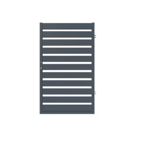 Porte piétonne en aluminium PNI MAB900 : 0,9 m de long et 1,5 m de hauteur