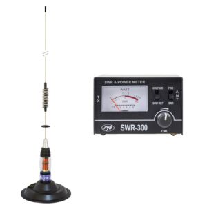Ensemble antenne CB PNI ML70, longueur 70 cm avec aimant inclus + réflectomètre PNI SWR-300