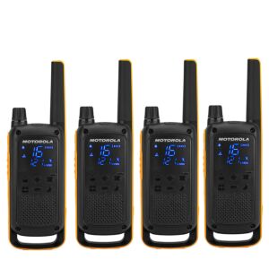 Station de radio PMR portable Motorola TALKABOUT T82 Extreme Quad set avec 4 pcs