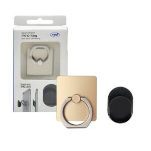 Support universel PNI O-Ring, support de bureau et Smart Grip, Champagne, support auto inclus