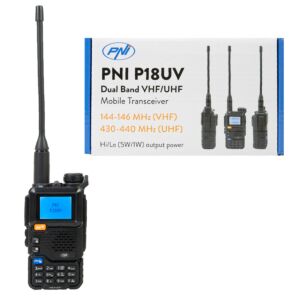 Station radio portable VHF/UHF PNI P18UV, bi-bande