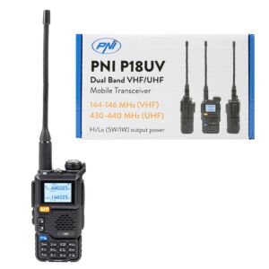 Station radio portable VHF/UHF PNI P18UV, bi-bande