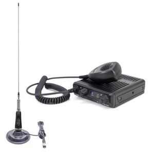 Station radio pour voiture avec un seul canal et antenne CB