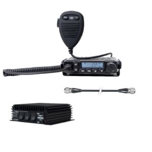 Pack Station radio CB PNI Escort HP 6500 PRO, ASQ, VOX, NRC + Amplificateur RX-TX KL203P, AM-FM-SSB, 100 W, 12 V et câble 