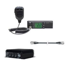 Station radio CB PNI Escort HP 9500 multistandard, ASQ, VOX + amplificateur RX-TX KL203P, AM-FM-SSB, 100 W, 12 V et câble PN