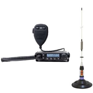 Ensemble radio CB PNI Escort HP 6500 PRO, ASQ, VOX, NRC avec antenne CB PNI ML70 et aimant