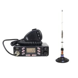 Ensemble radio CB PNI Escort HP 6800 ASQ, 12/24 V avec antenne CB PNI ML70 et aimant