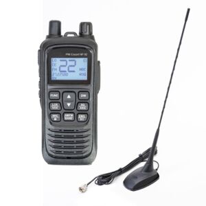 Kit radio CB portable PNI Escort HP 92 multi-normes 4W, 12-24V AM-FM avec antenne CB PNI Extra 48 et aimant